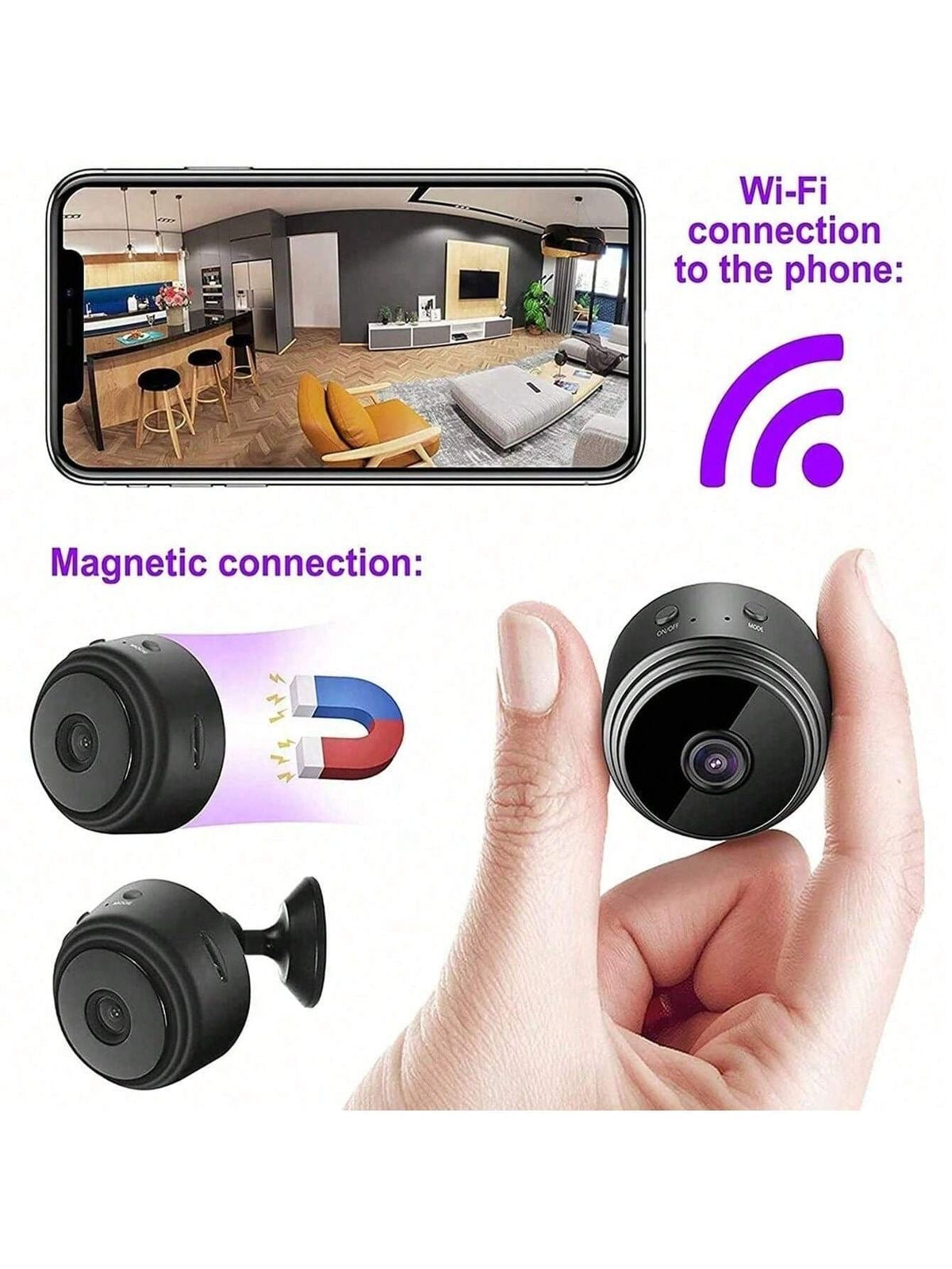 MINI CAMARA WIFI A9
