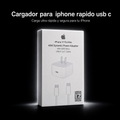 CARGADOR 40 W CARGA RÁPIDA TIPO C
